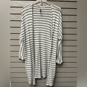 Bluheaven Black and White Striped Top